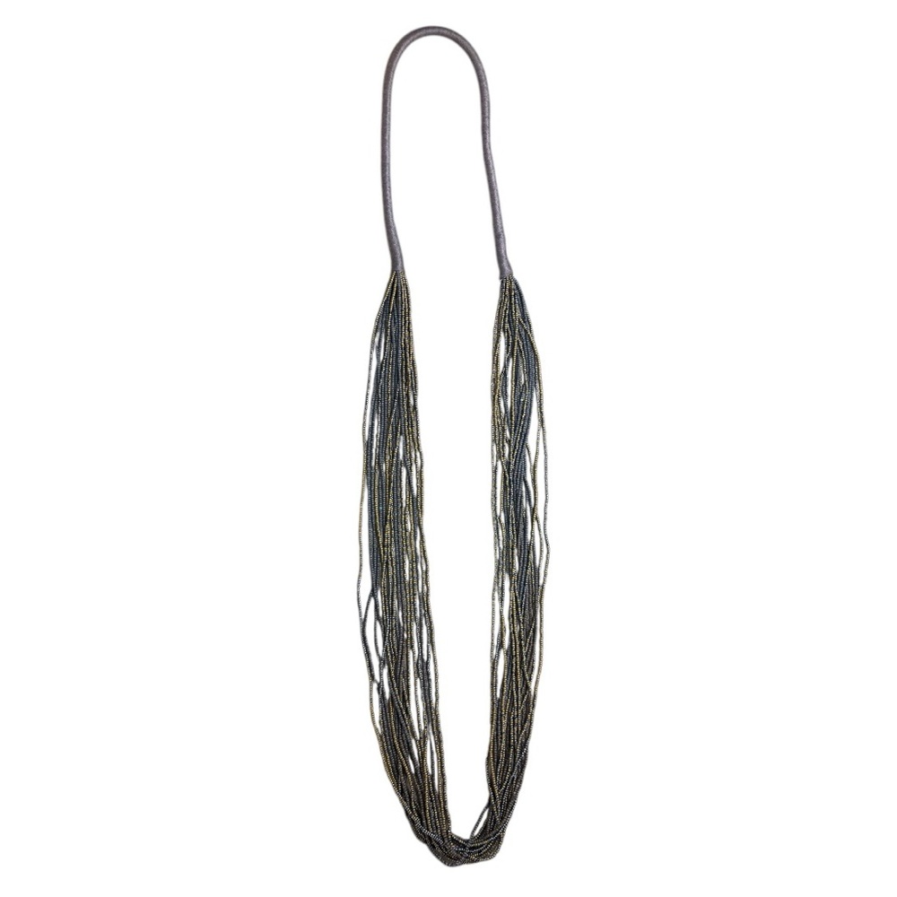 Chan Luu Multi Strand Seed Bead Necklace